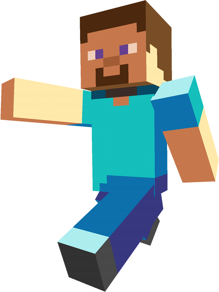 Minecraft Steve character — BoltByte Minecraft hosting India