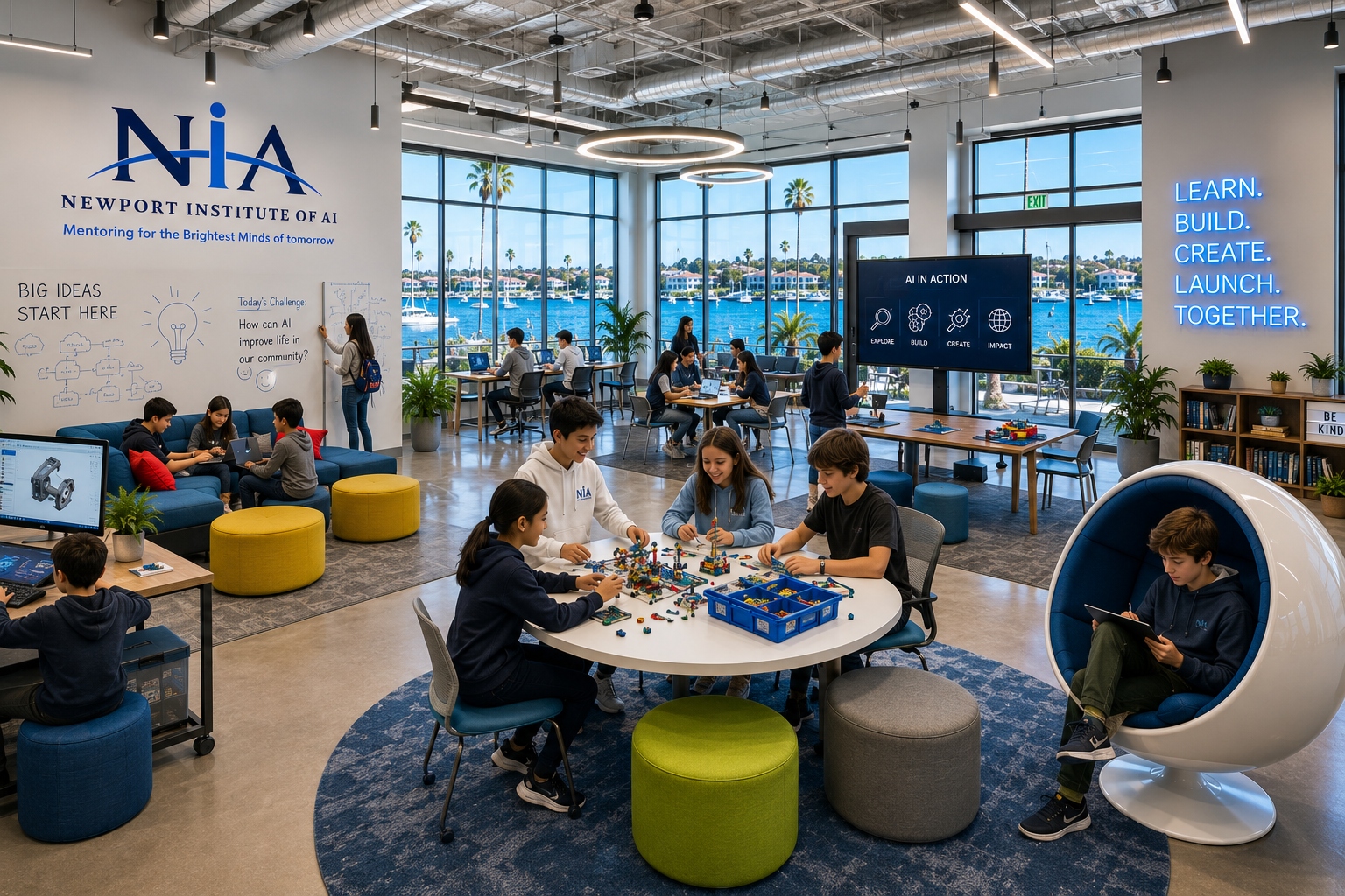 The Hive Teen Innovation Lab — Build. Learn. Create. Launch. Together.